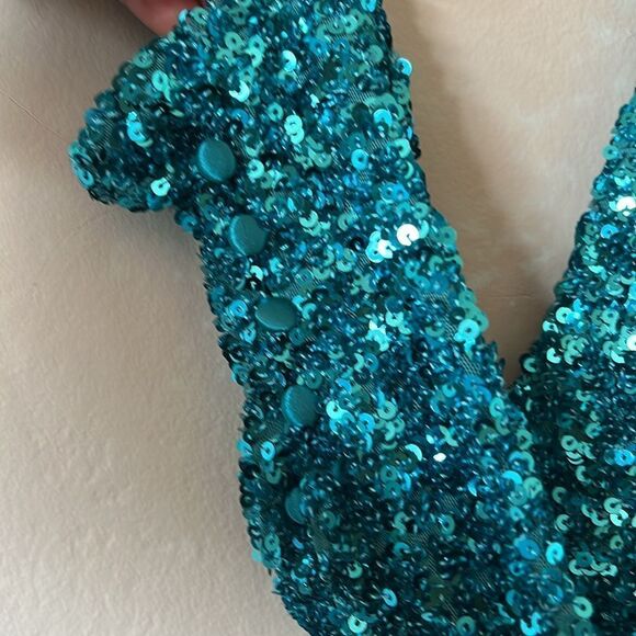 ROTATE BIRGER CHRISTENSEN Aurelia sequin-embellished blouse - Picture 4 of 12